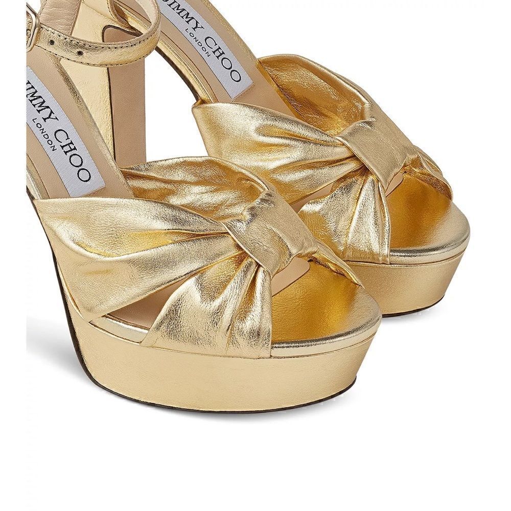Jimmy Choo
Women's Heloise 120 Platform High Heel Sandals - Picture 4 of 7